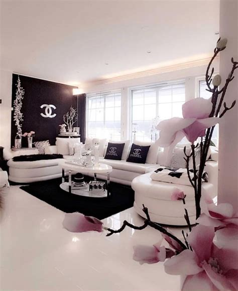 chanel inspired living room ideas|chanel room ideas.